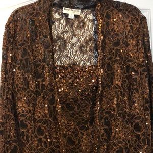 NWOT Formal Gown 2 piece